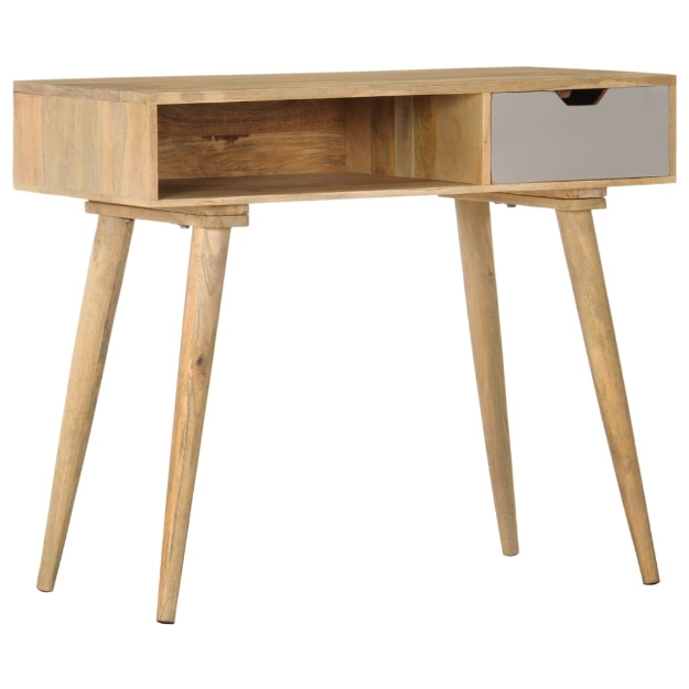 Tavolo Consolle 89x44x76 cm in Legno Massello di Mango