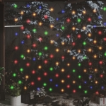 Luci di Natale Rete Colorate 4x4m 544 LED Interni Esterni