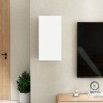 Mobile TV Bianco 30,5x30x60 cm in Truciolato