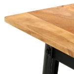 Tavolo da Pranzo 180x90x76 cm in Legno Massello di Acacia