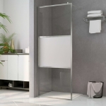 Parete per Doccia Walk-in Vetro Semi Smerigliato ESG 100x195 cm