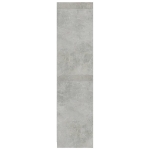 Armadio con Cassetti Grigio Cemento 50x50x200 cm in Truciolato