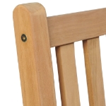 Sedie da Giardino 2 pz con Cuscini Bianco Crema Legno di Teak