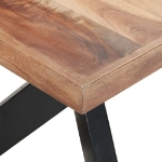 Tavolo da Pranzo 180x90x75 cm Legno Massello Finitura Sheesham