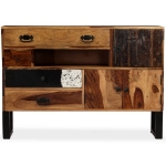 Credenza in Legno Massello di Sheesham 115x30x80 cm