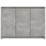 Credenza Grigio Cemento 102x33x75 cm in Truciolato