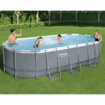 Bestway Piscina Fuori Terra Ovale Power Steel 549x274x122 cm