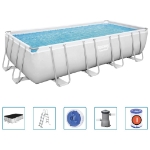 Bestway Power Steel Set Piscina Rettangolare 488x244x122 cm