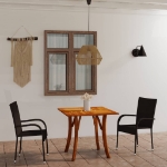 Set Mobili da Pranzo per Giardino 3 pz Marrone