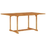 Set da Pranzo da Giardino 7 pz con Cuscini Legno di Teak