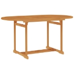 Set da Pranzo da Giardino 5 pz con Cuscini in Legno di Teak