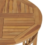 Set da Pranzo da Giardino 3 pz con Cuscini in Legno di Teak