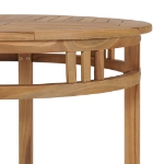 Set da Pranzo da Giardino 3 pz con Cuscini in Legno di Teak