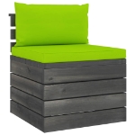 Set Divani da Giardino su Pallet 6 pz con Cuscini Massello Pino