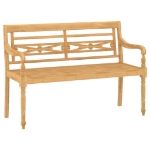 Set Divani da Giardino 4 pz con Cuscini Legno Massello di Teak