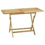 Set da Pranzo per Esterni 5 pz in Legno Massello di Teak