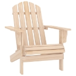 Sedia da Giardino Adirondack con Tavolino in Legno Abete