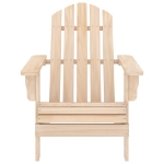 Sedia da Giardino Adirondack con Tavolino in Legno Abete