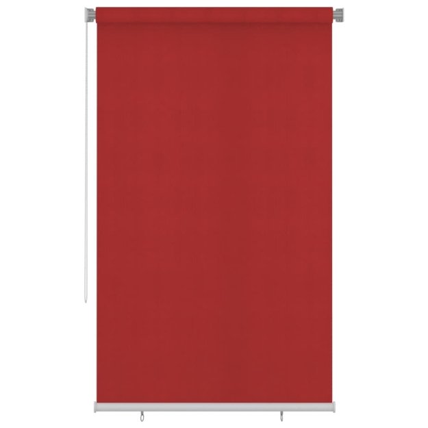 Tenda a Rullo per Esterni 140x230 cm Rossa HDPE