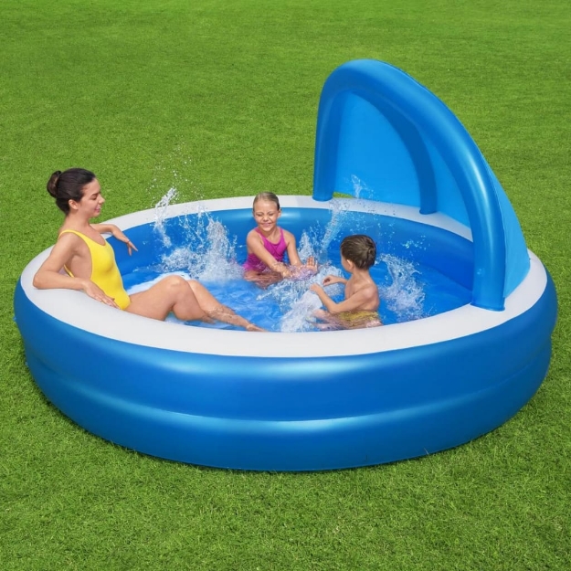 Bestway Piscina con Parasole Summer Days 241x140 cm