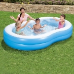 Bestway Piscina per Famiglia Big Lagoon 262x157x46 cm