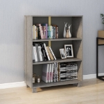 Libreria Grigio Chiaro 85 x 35 x 112 cm Legno Massello di Pino