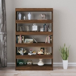 Libreria/Divisorio Rovere Marrone 100x30x166 cm