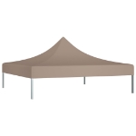 Tetto per Tendone per Feste 2x2 m Grigio Talpa 270 g/m²