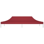 Tetto per Tendone per Feste 6x3 m Rosso Borgogna 270 g/m²