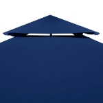 Telo di Ricambio per Gazebo 310g/m² Blu Scuro 3x3m