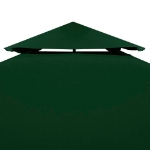 Telo di Ricambio per Gazebo 310g/m² Verde 3x4m