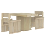 Set da Pranzo da Giardino 3 pz in Legno di Pino Impregnato