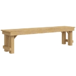 Set da Pranzo da Giardino 3 pz in Legno di Pino Impregnato