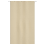 Paravento per Balcone Beige 140x240 cm in Tessuto Oxford