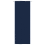 Paravento per Balcone Blu 80x240 cm in Tessuto Oxford