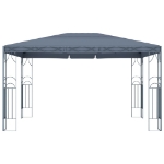 Gazebo con Stringa di Luci LED 400x300 cm Antracite