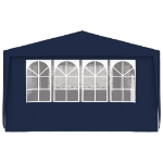 Gazebo Professionale con Pareti 4x9 m Blu 90 g/m²