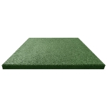 Piastrelle Anticaduta 18 pz in Gomma 50x50x3 cm Verde