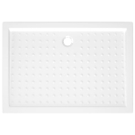 Piatto Doccia con Superficie Puntinata Bianco 70x100x4cm in ABS