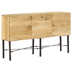 Credenza in Legno Massello di Mango 118x30x70 cm