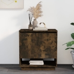 Credenza Rovere Fumo 70x41x75 cm in Truciolato