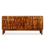 Credenza in Legno Massello di Sheesham 160x45x70 cm