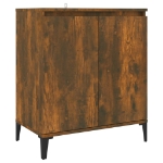 Credenza Rovere Fumo 60x35x70 cm in Legno Multistrato