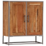 Credenza 65x30x75 cm in Legno Massello di Acacia