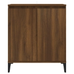 Credenza Rovere Marrone 60x35x70 cm in Legno Ingegnerizzato