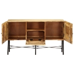 Credenza in Legno Massello di Mango 118x30x70 cm