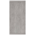 Credenza Grigio Cemento 88x30x65 cm in Truciolato