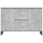 Credenza Grigio Cemento 104x35x70 cm in Truciolato