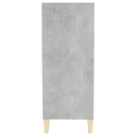 Credenza Grigio Cemento 57x35x90 cm in Truciolato