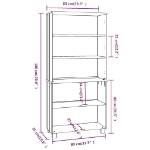 Credenza in Legno Massello di Pino Bianco